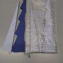 Watersay 6 Pcs Blue Christmas Tree Honeycomb Centerpiece Minimalist 3D Paper Trees Centerpiece Modern Christmas Decor Rustic Reusable Table Decoration for Home Decor Xmas Gift