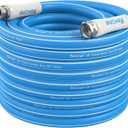 Fevone Garden Hose 75 ft., Lightweight Hybrid Water Hose, Flexible and Durable, Leak-Free Connections
