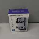 PS5/Slim/Pro Wall Mount Kit with Cooling Fan & Charging Station, PS5 Shelf Floating Mount for All PlayStation 5/Slim/Pro Disc & Digital Console, PS 5 Wall Bracket Behind TV, PS Five Pro Accessories (White)