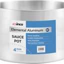 Winware ASSP-40 Sauce Pot, 40 Quart, Aluminum (40 Quarts)
