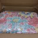 Lahome Area Rugs 9x12 Rugs for Living Room,Large Bedroom Dining Room Rug,Boho Vintage Soft Non-Slip Non-Shedding Low Pile Printed Indoor Carpet for Nursery Kids Home Office(9x12ft,Fuchsia)