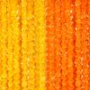 Giegxin 15 Pack Marigold Garland for Decoration 5 ft Long Strands Faux Artificial Marigold Flowers for Dia De Los Muertos Diwali Indian Wedding Party Decorations(Yellow,Orange)