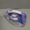 OMAIGA Cordless Iron for Clothes, 1550W 2-In-1 Cordless/Corded Steam Iron Rapid Heating, Ceramic Soleplate, 3-Way Auto-Off, Self-Cleaning, 12.85oz Water Tank Ironing Clothes for Home, Purple
