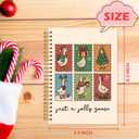 Yhtrg Christmas Goose Spiral Notebooks, Goose Love Gifts, Cute Christmas Holiday Duck Journal Gifts for Women, Xmas Festive Farm Animal Notebook Journal for Note Taking, 5.5x8.3 Inch