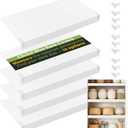 Wire Rack Covers for Shelves, 28*16 inch Wires Shelf Cover, Shelfs Covers for Wire Shelving, Easy to cut Install Wires Shelf 0.31-inch Thick Moisture Durable Shelfs Liner for Kitchen, Pantry White