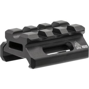UTG Leapers MT-RSX5S Inc Super Slim Picatinny Riser Mount, 1/2" Height, 3 Slots, Black