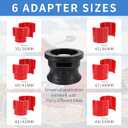 Dokili 14Pcs Universal Motorcycle Bike Fork Seal Driver Tool Kit Installer Driver Set 35mm 36mm 40mm 41mm 42mm 43mm 45mm 46mm 47mm 48mm 49mm 50mm