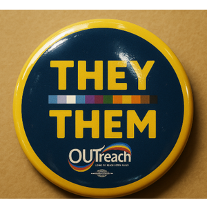 They Them Pins Pack Of 1000, Size 1.4"