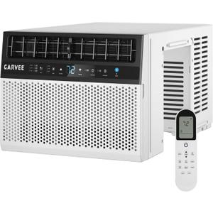 Garvee 6000 BTU U-Shaped Window Air Conditioner, Cools Up to 269 Sq.Ft., Ultra Quiet Operation, Energy Efficient, Includes Remote Control, White