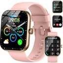 Smart Watch for Women(Answer/Make Call), 1.96" HD Smartwatch 2025 New Fitness Watch with 110+ Sport Modes/Heart Rate/Sleep Monitor/Pedometer, IP68 Waterproof Fitness Activity Tracker for Android iOS