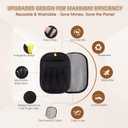 10 ADVANCED Tips to Eliminate Pet Hair - Pet Hair Removal Mitt for Dogs & Cats, Upgraded Electro-Grip Technology, 5-Finger Precision Reusable Pet Hair Remover Tool for Couch, Carpet, Car Seat