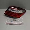 Outer Tail Light Assembly Compatible with 2016 2017 Honda Accord Sedan Rear Lamp Brake Taillights with Bulbs Replacement HO2804108 33550T2AA21 (Right Driver Side)