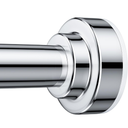 Shower Curtain Rod, 27-76 inch Adjustable Spring Tension Curtain Rod, Never Rust Anti-Slip Shower Curtain Rod for Bathroom, No Drilling, Never Collapse, Easy to Use, Silver