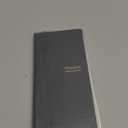 A6 Weekly Planner Undated Weeks Portable Size Organizer Appointment PU Leather Journal Pocket Notebook (Black)