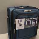 Samsonite Solyte DLX Softside Expandable Luggage with Spinner Wheels, Mediterranean Blue, Carry-On 20-Inch