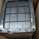 iTouchless 14 Gallon Slide Open Lid Kitchen Trash Can with, Motion Sensor Stainless Steel Rectangular Trashcan for Home Office Work Garage Bedroom Living Room Large Capacity Slim Wastebasket, Silver