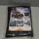 EcoNour Windshield Protector | Durable 600D Oxford Fabric | Waterproof Winter Car Cover for Pickup Truck, SUV & Mini Van | Essential Car Accessories | X-Large (74"x43")