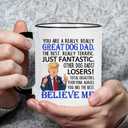 3 x WENSSY You're a Really Dog Dad Mug, Best Dog Dad Gifts, Funny Birthday Father's Day Gifts for Dogdad from Daughter Son 11 OZ Black Handle