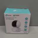 Kasa 2K+ Indoor Pan/Tilt Wired Security Camera - Works as a Baby Monitor & Pet Camera, Motion Detection & Tracking, 2-Way Audio, Night Vision, Subscription-Free Local Storage or Optional Cloud, KC410S (White)