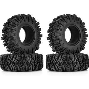 INJORA 1.9" S5 Tires Kraken Claw 106 * 38MM Mud Terrain Tires for 1/10 RC Crawler Car Upgrade