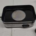 Electric Egg Cooker, 6 Capacity, Stainless Steel, Auto Shut-off Timer, Multi-Function for Soft, Medium, Hard Boiled, Poached, Omelet