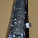 Comfort Zone 1500W Convection Baseboard Heater – Silent Portable Electric Space Heater with Adjustable Thermostat, 2 Heat Settings & Safety Tip-Over Switch – Black