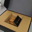 SMIRLY Wood Cutting Boards for Kitchen Wooden Chopping Board Set Reversible with Deep Juice Grooves Grip Handles, Large Charcuterie Tray, New Apartment Essentials, Carbonized Bamboo, 3Pcs with Holder