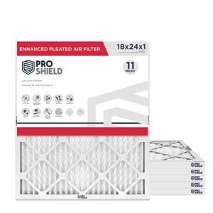 18x24x1 MERV 11 Pleated Filter 6 Pack