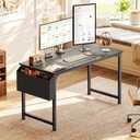 PRAISUN 47'' Computer Desk with Fabric Storage Bag