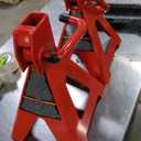 BIG RED T41202 Torin Steel Jack Stands: 12 Ton (24,000 lb) Capacity, Red, 1 Pair