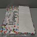 5 x Horaldaily 13" Large Birthday Gift Paper Bags with Tissue Paper and Card, Happy Birthday Dots Streamers Gift Paper Bag for Men Women Kids Birthday,1Pcs