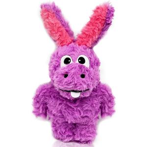 Donkey Squeaky Dog Toys to Keep Them Busy, Stuffed Plush Girl Dog Toy Birthday Gift Crinkle Pet Puppy Tug Toy for Small Medium Large Dogs (Purple)