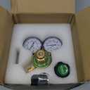 RX WELD Oxygen Regulator Welding Gas Gauges CGA 540 Inlet Oxy for V-Style Torch Cutting Kit, PC-Handle