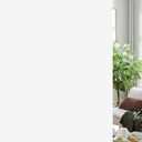 HIDBEA Frosted Window Privacy Film Non-Adhesive, Reusable UV Protection Window Glass Films Colorful Self Static Cling Removable Window Stickers (White Frosted, 17.7 Inch x 8.2 Feet)