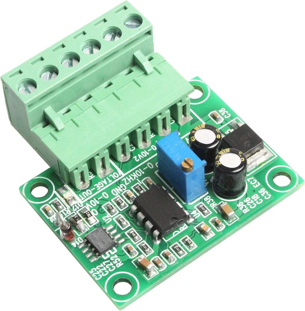 NOYITO Frequency to Voltage Converter Module 0Hz - 10Khz to 0-5V 0-10V Series Converter Module Digital to Analog Converter Module (0-5KHz to 0-5V)