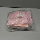 CENLBJ 150 Pcs Pink Paper Plates and Napkins and Forks,50 Guest Disposable Party Supplies Include Plates Napkins Plastic Forks for Baby Shower,Birthday,Bridal,Wedding