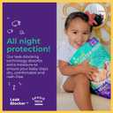 Sposie Overnight Diaper Booster Pads, Stops Leaks and Bedwetting, Original Adhesive-Free Absorbent Inserts, Helps Reduce Nighttime Changes and Rash, Use with Sizes 4-6, Made in U.S.A. 90 ct.