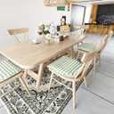 Non-Slip Chair Cushions, Assembled in USA, U-Shaped Skid-Proof Seat Pads for Dining Room, Kitchen, Office, 15"x16"