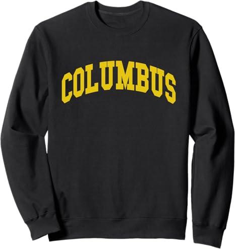 Columbus Sweatshirt Black Unisex Large