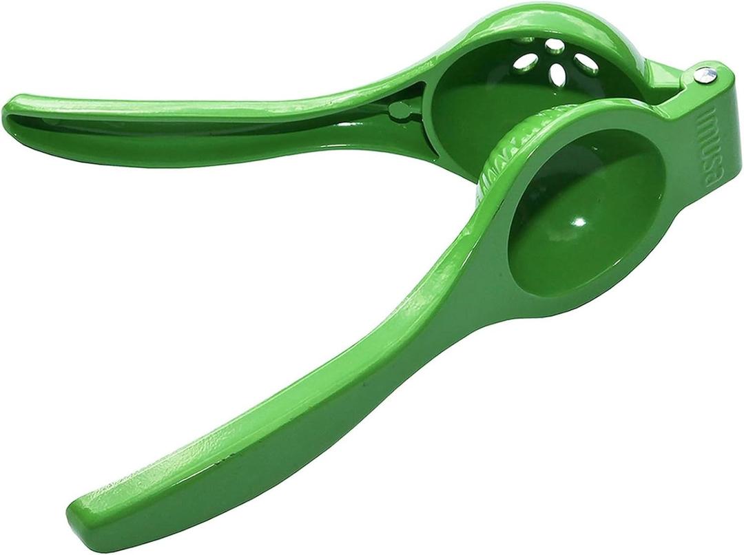 IMUSA Lemon or Lime Manual Squeezer, Citrus Juicer for Max Extraction, Green