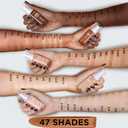 L'Oreal Paris True Match Super-Blendable Foundation, Medium Coverage Liquid Foundation Makeup, W8, Medium Deep, 1 Fl Oz