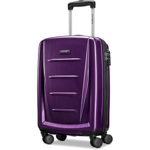 Samsonite Winfield 2 Hardside Expandable Luggage with Spinner Wheels, Purple, Carry-On 20-Inch