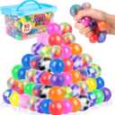 BESNEL 80 Pack Stress Balls for Adults, Bulk Squishy Ball, Stress Balls Set, Anti-Anxiety Easter Stress Relief Fidget Balls