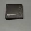 2 Pack Retractable Horizontal Badge Holders:Hold 1-4 Cards with 31.5" Retractable Keychain,Black