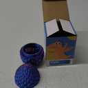 3D Printed Dragon Egg - 12 inch Crystal Dragon Inside, 3D Printed Gift, Executive Desk Toy, Figure Decor, Easter Basket Stuffers(Purple)