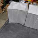 StorageWorks Gray Storage Cubes, 10.5 x 10.5 inchStorage Cube Bins with Handle, Cube Storage Organizer Bins for Shelves and Closet, Collapsible Storage Bins, 4-Pack