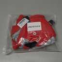 SlowTon Dog Recovery Suit - Padded Elbow Protector, Dog Leg Sleeve to Stop Licking & Protect Wounds After Surgery, Breathable Pet Long Sleeve Shirt Front Leg Protection Cone Alternative (Red,M)