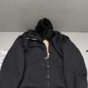 PUWEI Women's Winter Warm Fleece Jackets Thick Sherpa Lined Zip up Hoodies Heavyweight Sweatshirt Coat(0538-Black-XL)