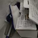 Microfiber Spray Mop for Floors Cleaning: Wet Dry Hardwood Floor Mops with 3 Washable Reusable Pads for Swiffer Powermop - Flat Mop with Sprayer for Tile Wood Laminate Vinyl Marble (Dark Blue)