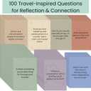 Miles & Meanings  100 Conversation Cards for Travelers, Nomads & Wanderers  Travel Games for Adults for Deep Connection, Solo Adventures & Group Journeys